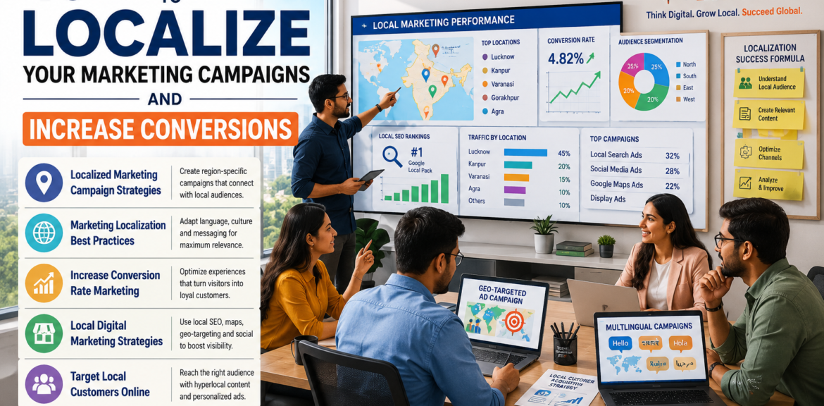 Localized Marketing Campaign Strategies, Marketing Localization Best Practices, Increase Conversion Rate Marketing, Local Digital Marketing Strategies, Target Local Customers Online with Digital Marketing Burst
