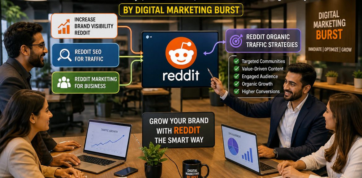 reddit seo marketing strategies increase brand visibility reddit reddit seo for traffic reddit marketing for business reddit organic traffic strategies office marketing team
