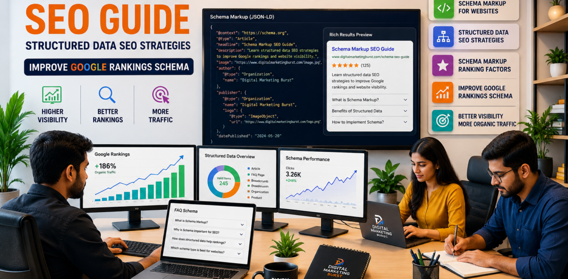 schema markup seo guide structured data seo strategies improve google rankings schema schema markup for websites schema markup ranking factors office seo team