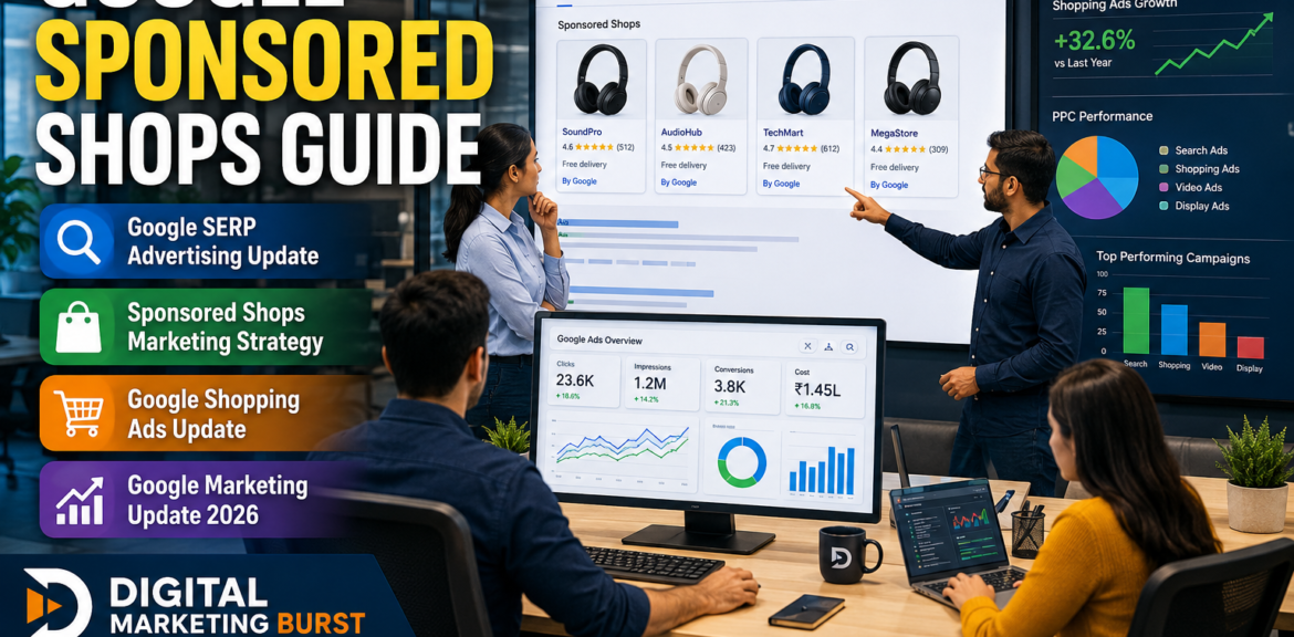Google Sponsored Shops Guide | Digital Marketing Burst