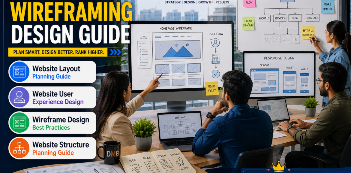 Website Wireframing Design Guide, Website Layout Planning Guide, Website User Experience Design, Wireframe Design Best Practices, Website Structure Planning Guide