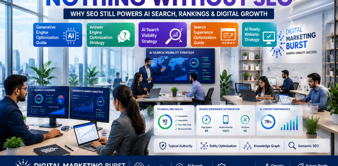 Generative Engine Optimization Guide, Answer Engine Optimization Strategy, AI Search Visibility Strategy, Search Experience Optimization Guide, AI Ready Website Strategy by Digital Marketing Burst