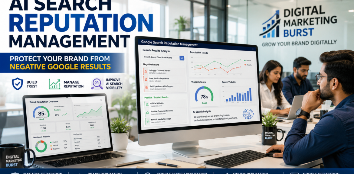 AI Search Reputation Management, Brand Reputation Management Strategy, Google Search Reputation Management, Online Reputation Management Strategy and Google Reputation Management Services