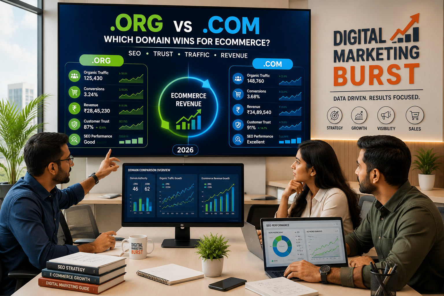 Best Domain for Ecommerce with Ecommerce Domain Name Strategy, Org vs Com Domain, Domain Extension SEO Impact and Best Domain for SEO