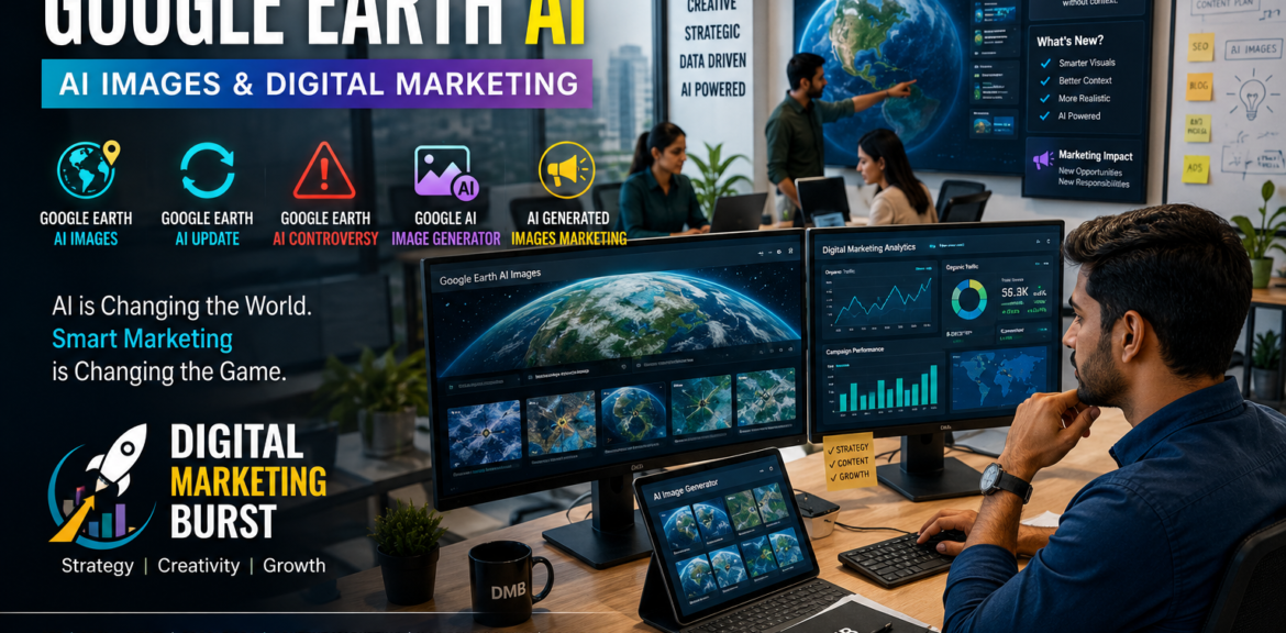 Google Earth AI Images and Google Earth AI Update showing Google Earth AI Controversy, Google AI Image Generator and AI Generated Images Marketing